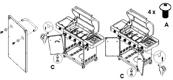 MOUNTAIN E-310 Liquid Propane Gas Grill fig 21