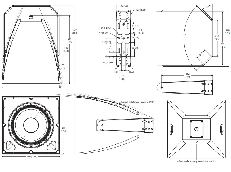 JBL AWC129 All Weather Compact 2 Way Coaxial Loudspeaker-fig5