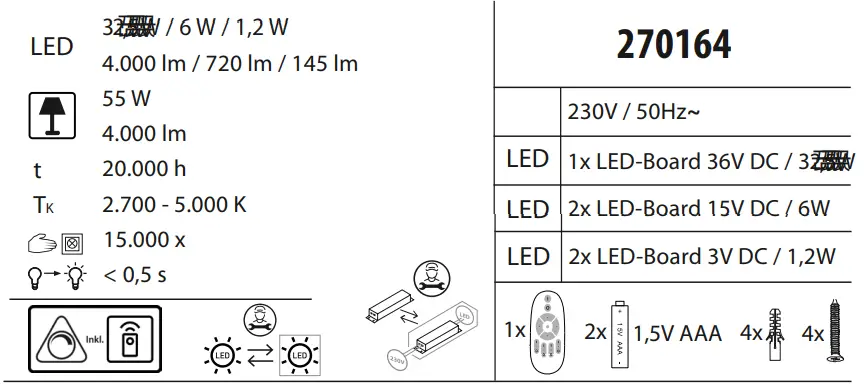 Paul Neuhaus 12103 LED Panel-1