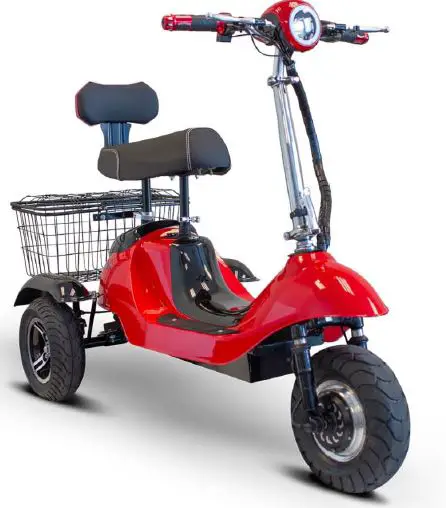 E-WHEELS EW-19 Sporty Electric 3 Wheel Mobility Scooter