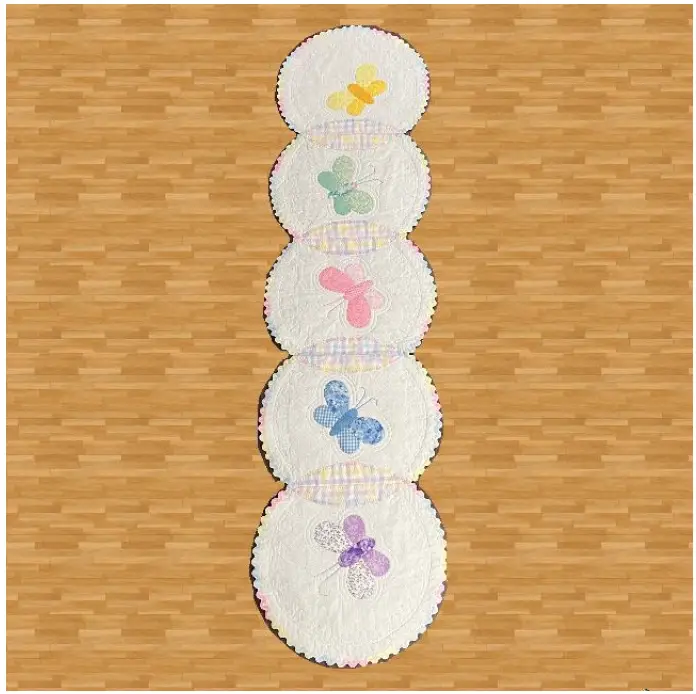 Pocono Sew Vac Butterfly Table Runner