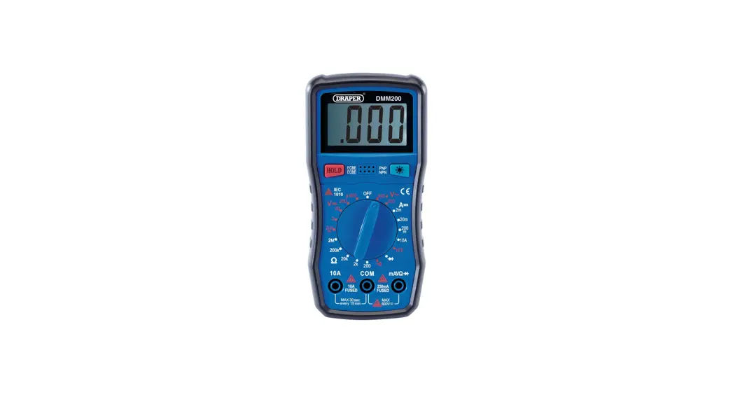 Draper 41817 200 Series Multimeter User Manual Draper 41817 200 Series Multimeter User Manual