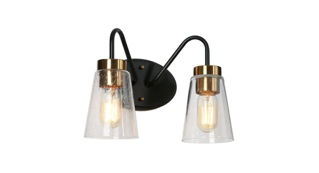 Zevni A04724 Cador 12 Inch Wide Black Vanity Light Instruction Manual