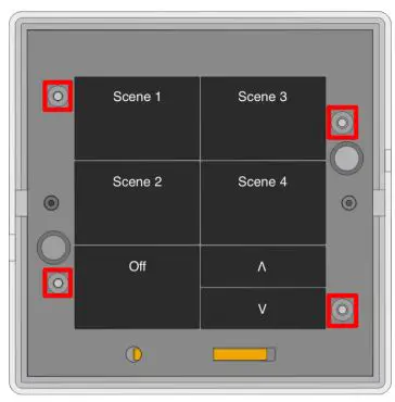 rako WK-MOD Series Wired Modular Control Module Instruction Manual - The WK-MOD has four visible screws