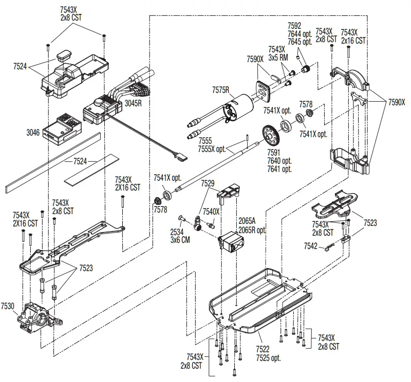 1/18 LaTrax Rally Parts List