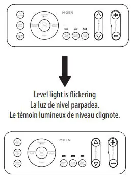 MOEN EB2000 Premium E Bidet Hands-Free Installation Guide - Press the stop