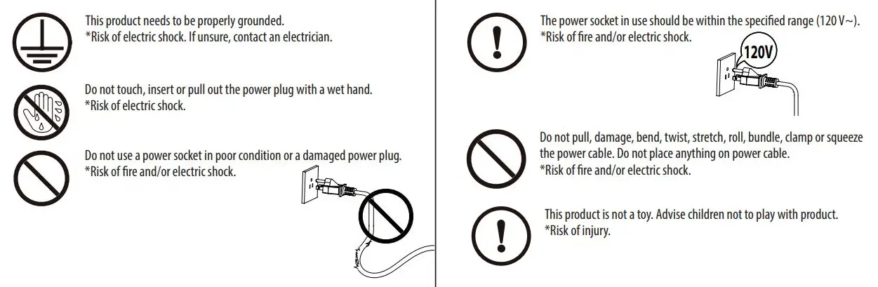 MOEN EB2000 Premium E Bidet Hands-Free Installation Guide - Warning