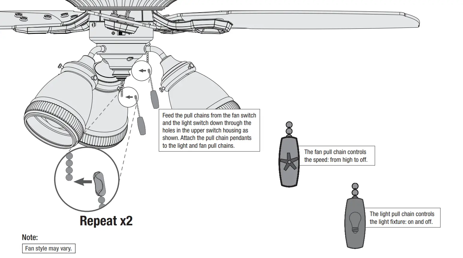 Installing the Pull Chains