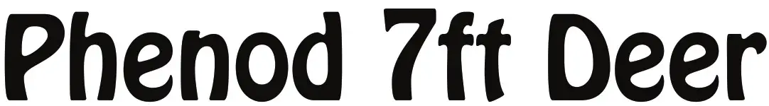 Phenod Toy 7ft Deer - Logo