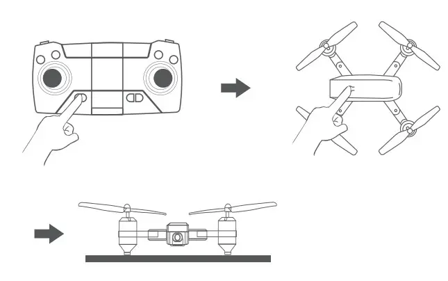 DRAGONTOUCH Dragon Touch DF01G GPS DRONE - CONTROL TO THE DRONE