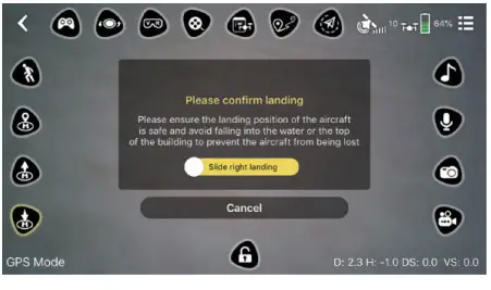 DRAGONTOUCH Dragon Touch DF01G GPS DRONE - LANDING