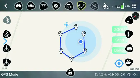 DRAGONTOUCH Dragon Touch DF01G GPS DRONE - MULTIPOINT FLIGHT