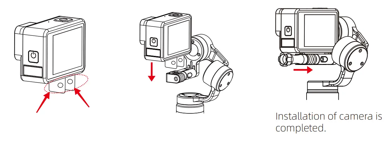 INKEE B094FF9PCQ Falcon Handheld 3-Axis Action Camera Gimbal Stabilizer - fig5