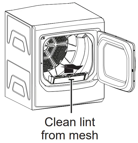 GE APPLIANCES GUD27EE Combination Washer Electric Dryer - Lint Filter