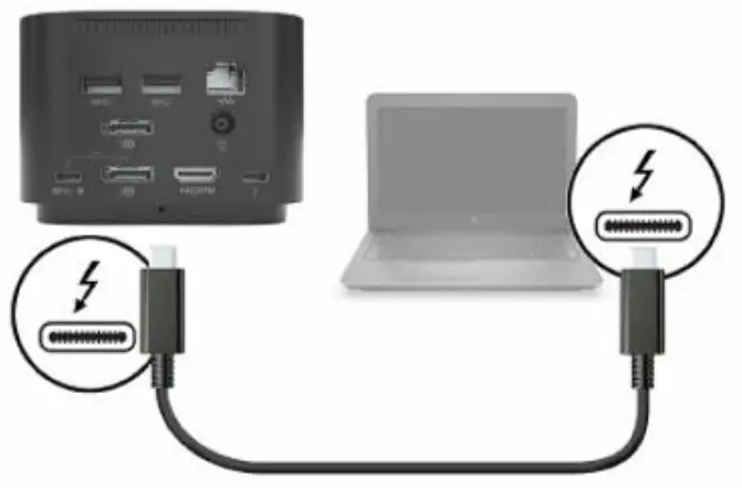 hp G4 Thunderbolt Dock 120W - docking station 5
