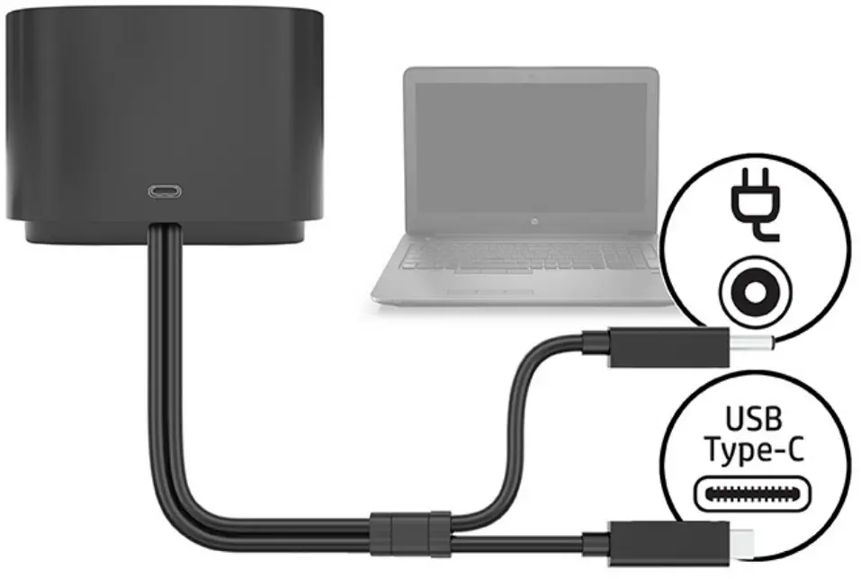 hp G4 Thunderbolt Dock 120W - docking station 6