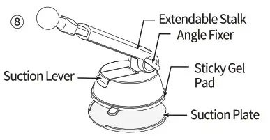 Aerpro AP20AQI Wireless Charging Smartphone Holder-8