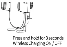 Aerpro AP20AQI Wireless Charging Smartphone Holder-off