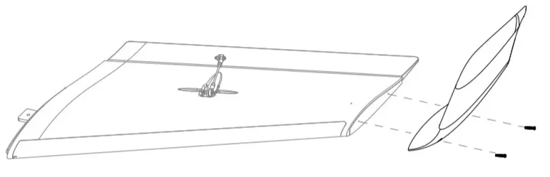 sonic modell KIT PNP Air Wing Pro Remote Contro- wingtips