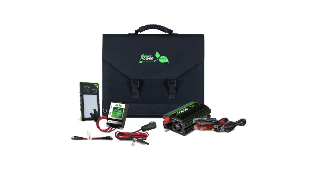 Nature Power 55120k 120 Watt Portable Folding Solar Power Kit User Manual