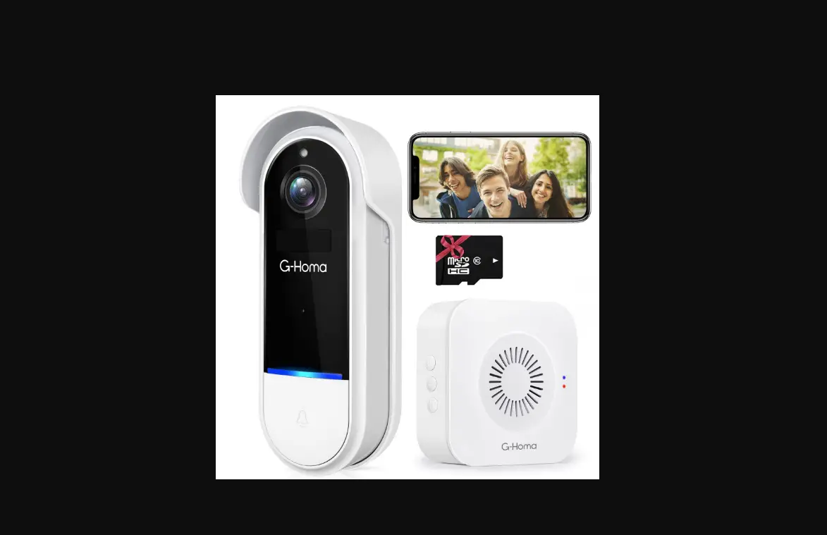 G-homa Vd1001c Smart Video Doorbell + Chime Instruction Manual