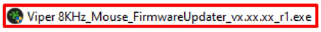 Razer Viper 8KHz Firmware Updater
