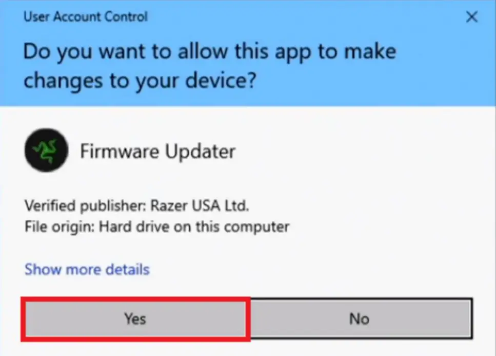 Razer Viper 8KHz Firmware Updater