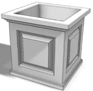 TRACTOR SUPPLY 5865 Nantucket 16 Inch Planter