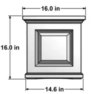 TRACTOR SUPPLY 5865 Nantucket 16 Inch Planter - fig1