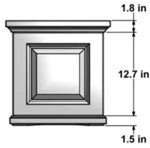 TRACTOR SUPPLY 5865 Nantucket 16 Inch Planter - fig2