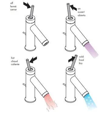AXOR 10111000 Starck 185 Chrome Sink with Waste fig12