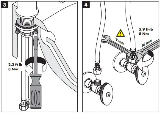 AXOR 10111000 Starck 185 Chrome Sink with Waste fig7