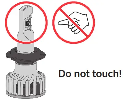 PHILIPS H7 LED LED Bulb- Do not touch