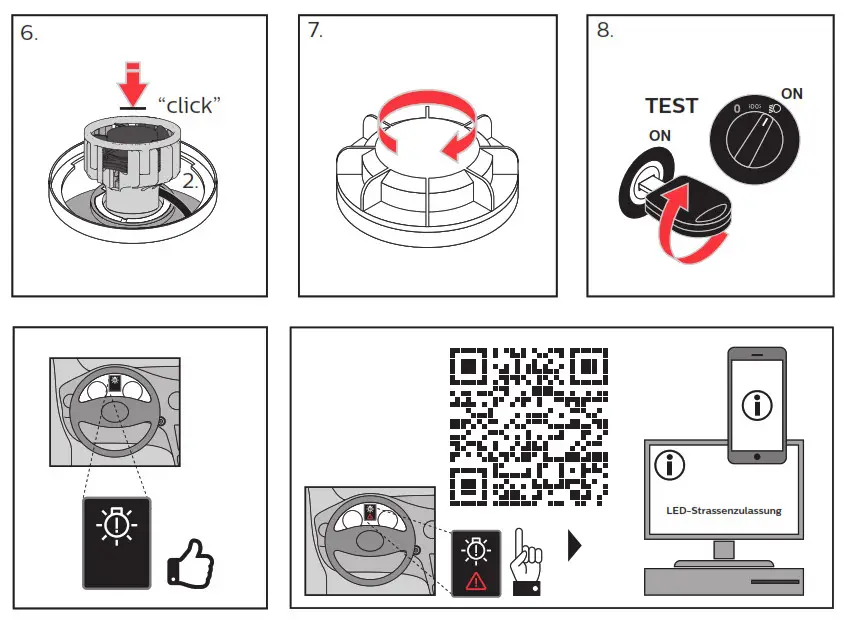 PHILIPS H7 LED LED Bulb- Feder 2
