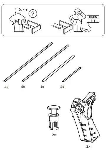 IKEA VUKU Portable Wardrobe fig1
