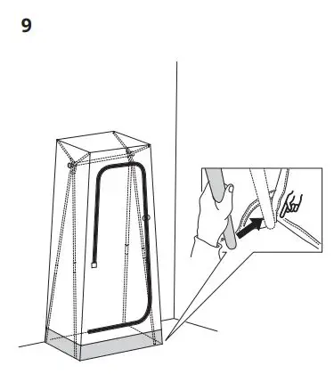 IKEA VUKU Portable Wardrobe fig9