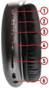 XTREME XBH9-1028 Bluetooth Over-Head Headphones - USING YOUR HEADPHONES