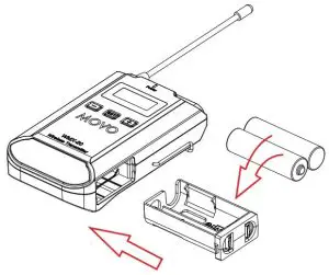 FIG 20 Installing Batteries
