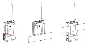 FIG 24 To attach the belt clip