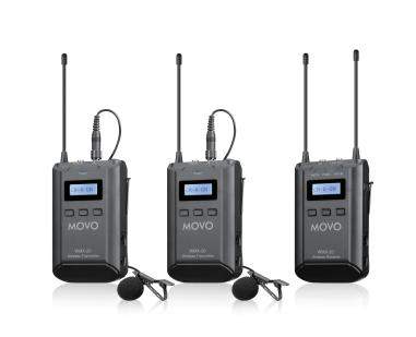 Movo Wmx-20 Ufh Wireless Microphone Series Instruction Manual Movo Wmx-20 Ufh Wireless Microphone Series Instruction Manual