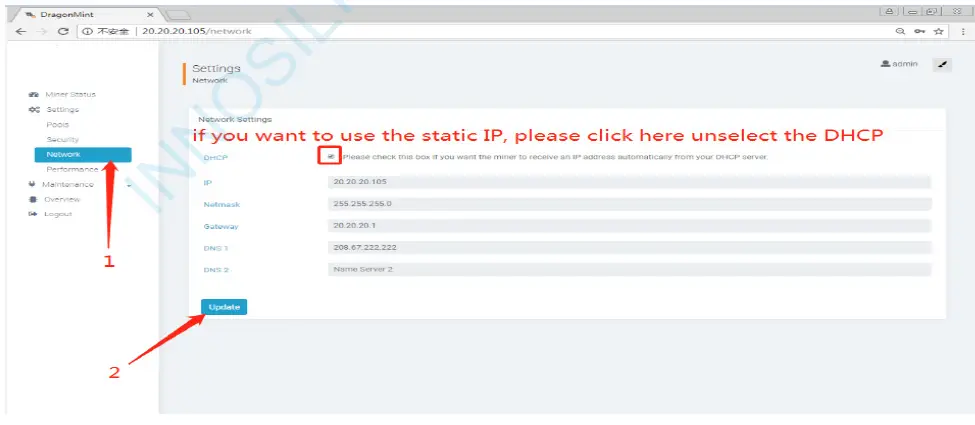 INNOSILICON T2-BTC Asic Bitcoin Mining Machine FIG 7