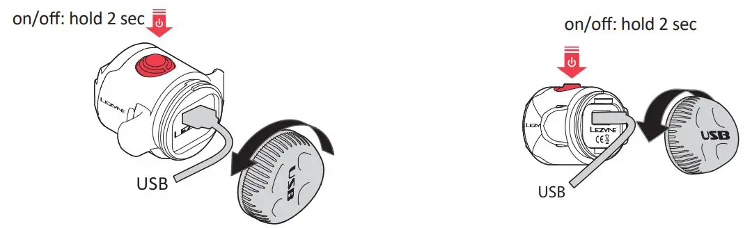 LEZYNE Y15-LED-FEMTO Femto Drive LED Rear Light fig 1