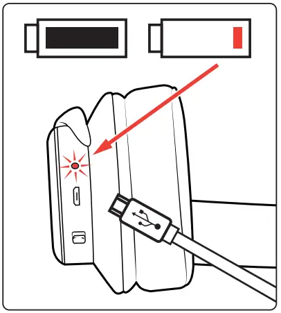 PreSonus Eris HD10BT Professional Headphone - Charging