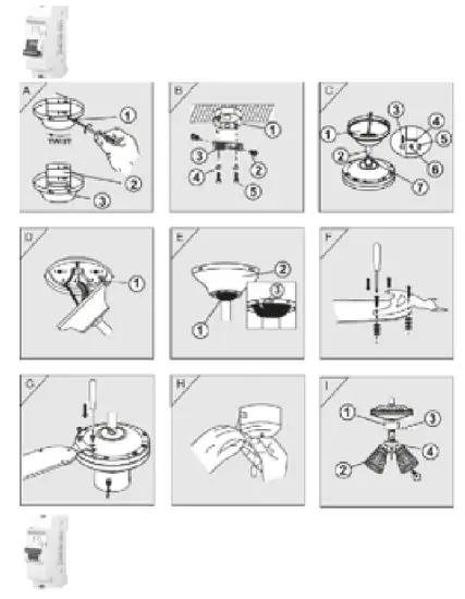 SOMOGYI ELECTRONIC CF 1050 L Ceiling Fan - figure 3