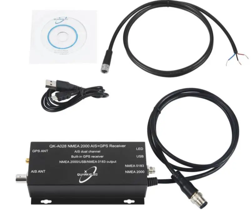 QUARK-ELEC QK-A028 NMEA 2000 AIS + GPS Receiver - Figure 1