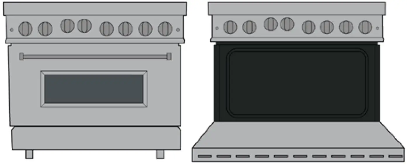 ZLINE RA36 Stainless Steel Dual Fuel Range fig12