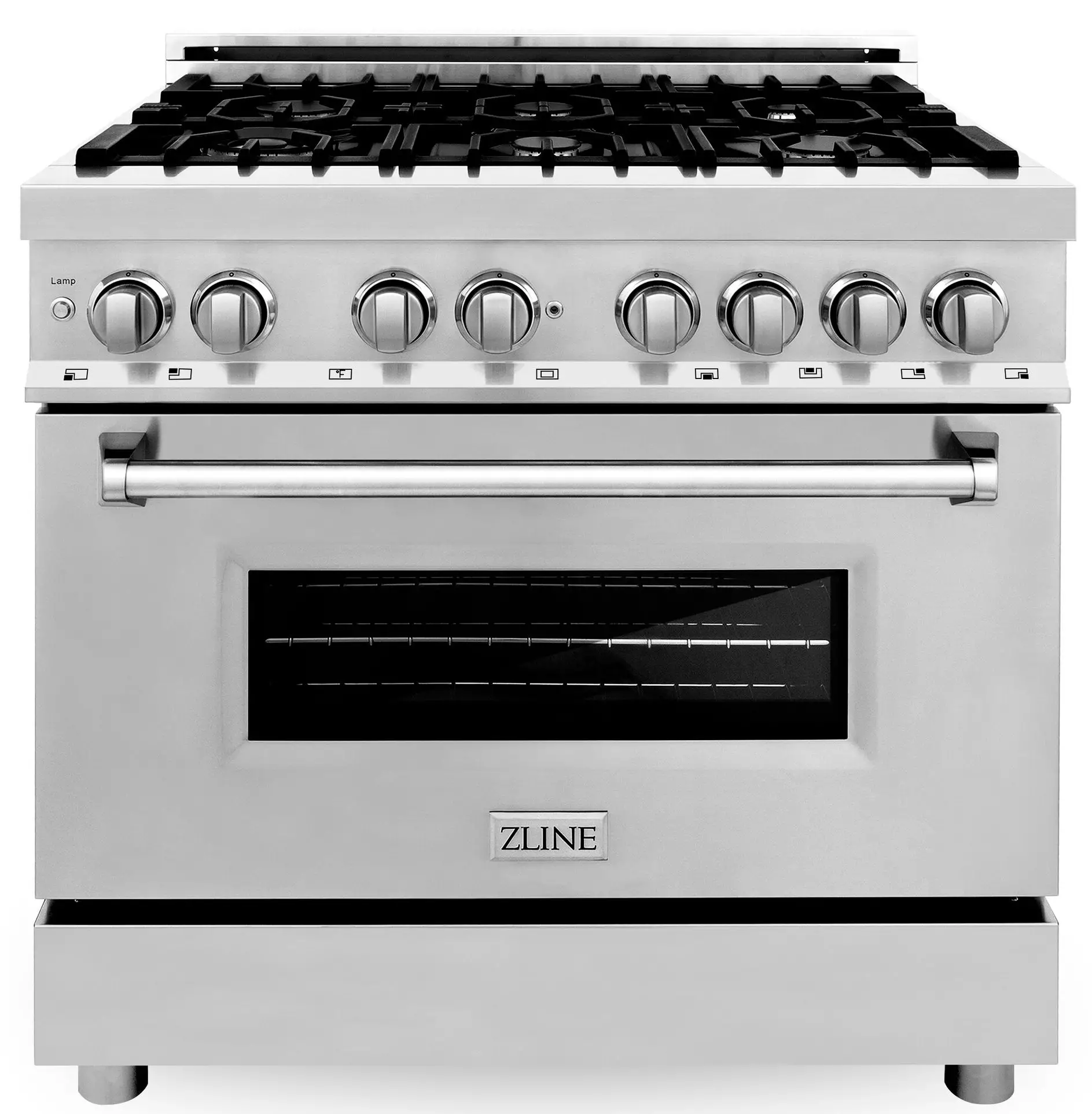 ZLINE RA36 Stainless Steel Dual Fuel Range image