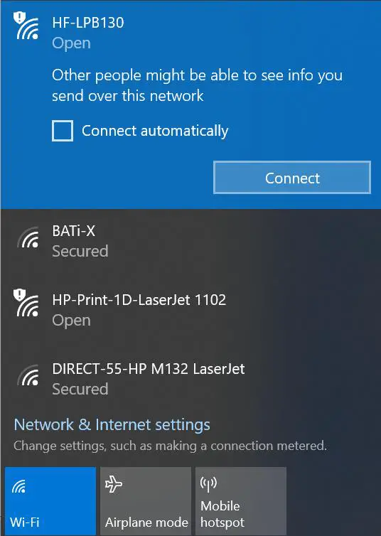 Connect via USB 7