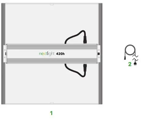 nextlight 513.718.7556 420h LED Grow Light User Manual - Package Contents