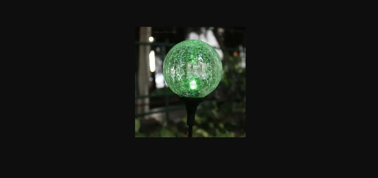Sygonix 2336850 Solar Glass Ball Garden Light With Metal Leaves Instruction Manual